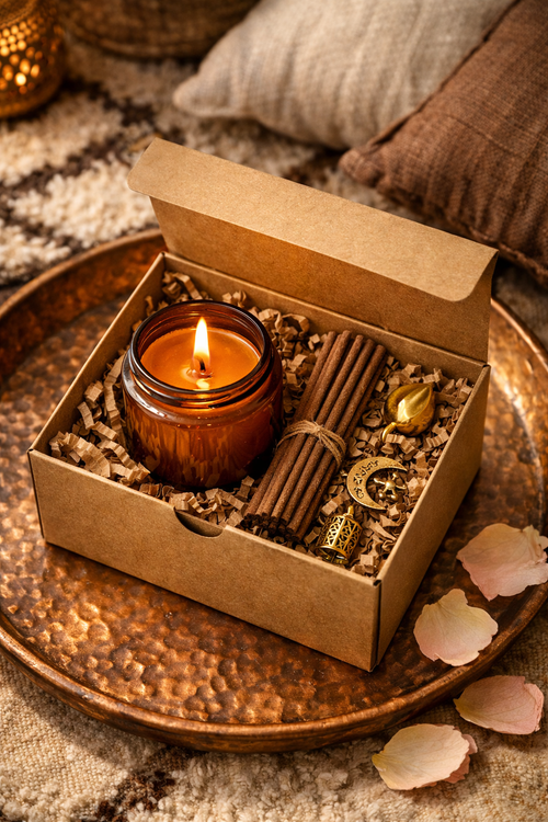 Coffret Ambiance Marocaine NWAR - bougie encens elements deco