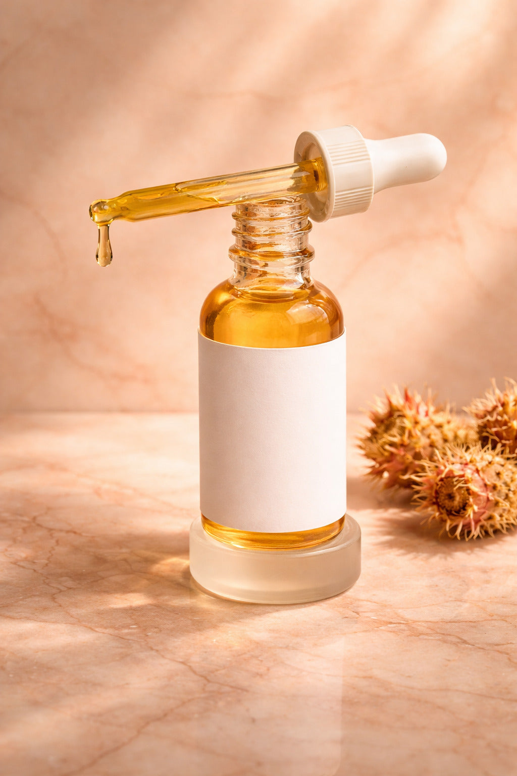 Goutte de serum dore de figue de barbarie - soin anti-age premium